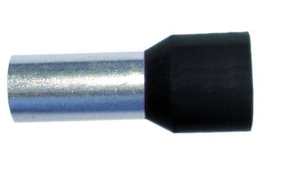 PROTEC.class Aderendhülsen 1,5qmm/8mm PAEH 150/8 schwarz isoliert VE200