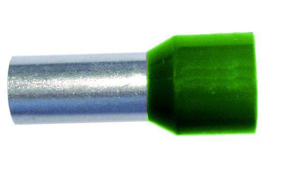 PROTEC.class Aderendhülsen 16,0qmm/12mm PAEH 1600/12 grün isoliert VE100