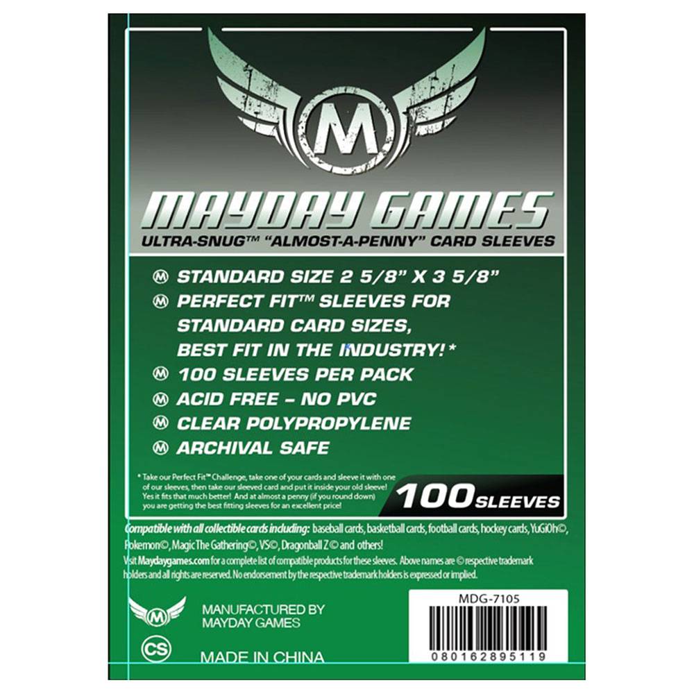 Mayday Standard Card Sleeves Kartenschutzhüllen 66,7 x 92 mm 100 Stück - 7105