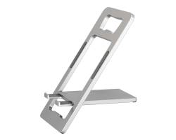 4smarts 541811, Handy/Smartphone, Passive Halterung, Tisch/Bank, Silber