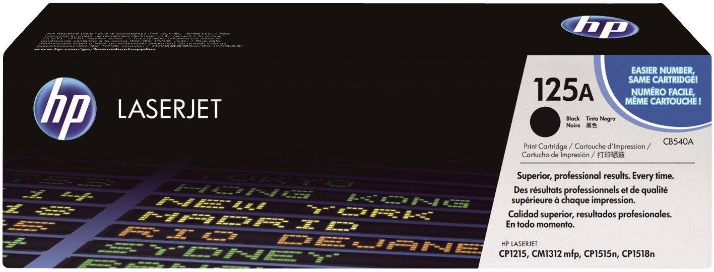 HP CB540A Original HP Tonerkartusche schwarz (CB540A,125A,125ABK,125ABLACK,NO125A,NO125ABK,NO125ABLACK)