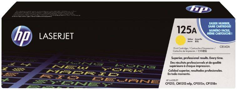 HP CB542A Original HP Tonerkartusche gelb (CB542A,125A,125AY,125AYELLOW,NO125A,NO125AY,NO125AYELLOW)