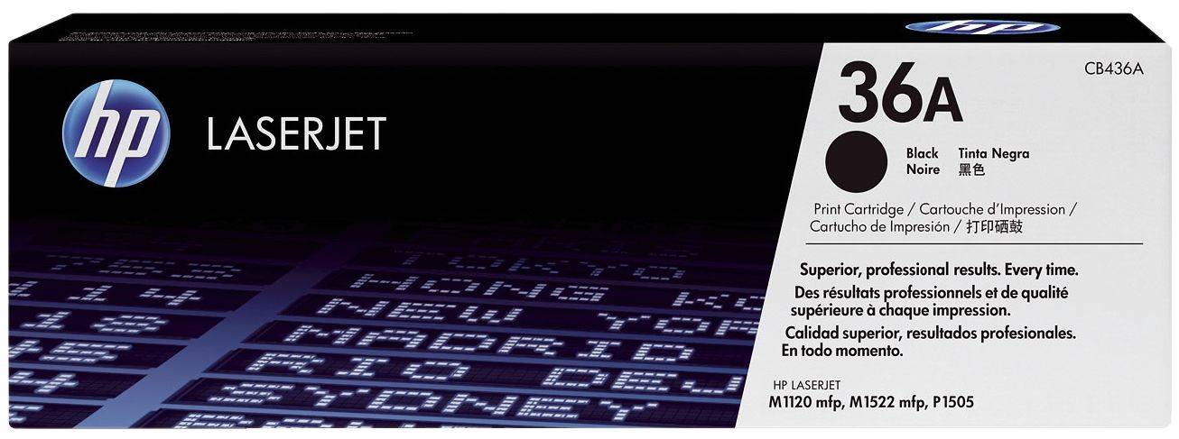 HP CB436A Original HP Tonerkartusche schwarz (CB436A,36A,36ABK,36ABLACK,NO36A,NO36ABK,NO36ABLACK)
