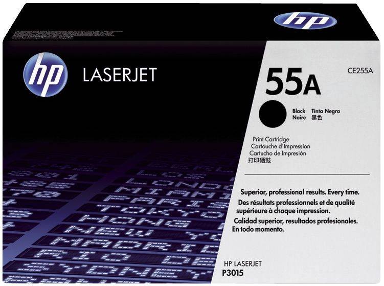 HP CE255A Original HP Tonerkartusche schwarz (CE255A,55A,55ABK,55ABLACK,NO55A,NO55ABK,NO55ABLACK)