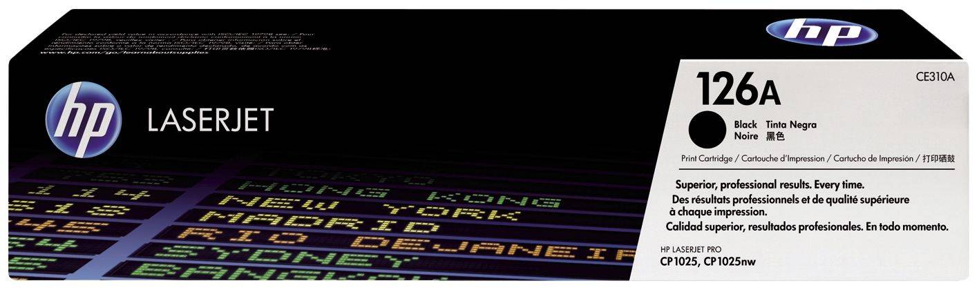 HP CE310A Original HP Toner schwarz (CE310A,126A,126ABK,126ABLACK,NO126A,NO126ABK,NO126ABLACK)