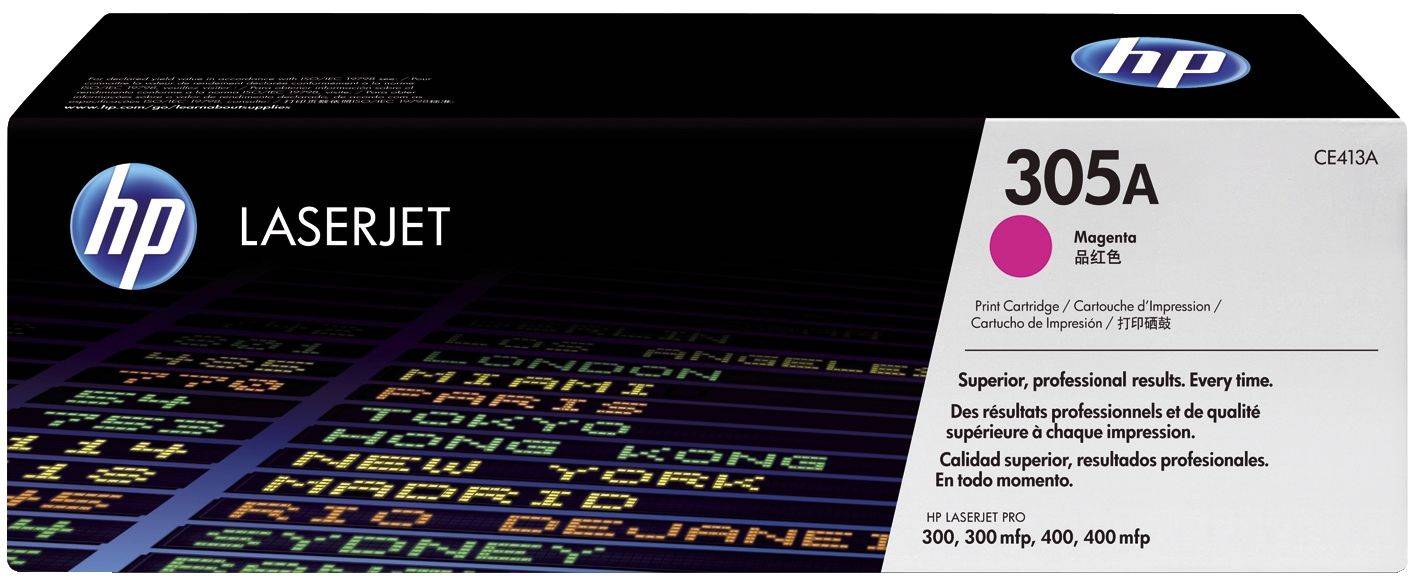 HP CE413A Original HP Tonerkartusche magenta (CE413A,305A,305AM,305AMAGENTA,NO305A,NO305AM,NO305AMAGENTA)