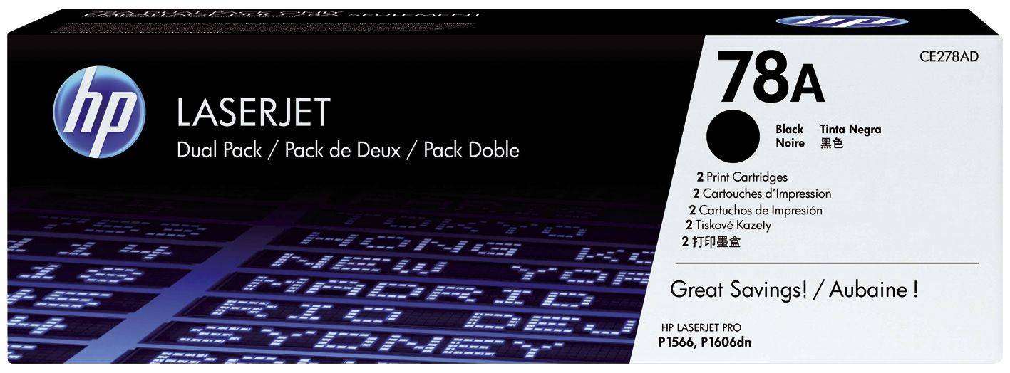 HP CE278AD Original HP Tonerkartusche schwarz Doppelpack (CE278AD,78A,78ABK,78ABLACK,NO78A,NO78ABK,NO78ABLACK)