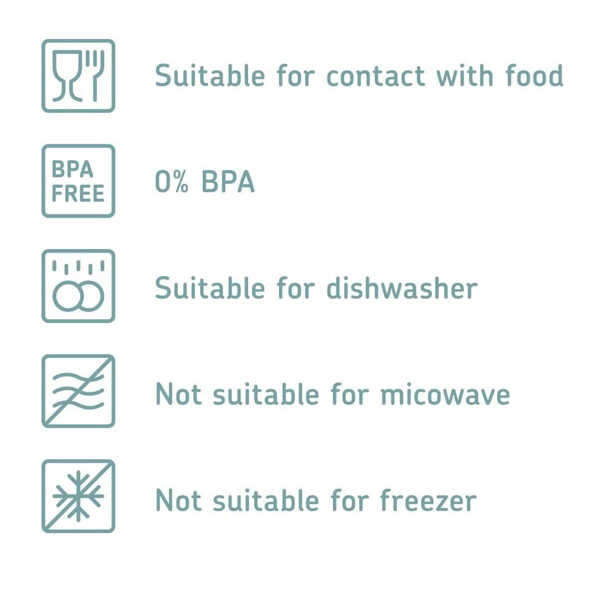 Mepal | Modula Vorratsdosen XXL Set | 2-teilig | 4800 ml | ideal für Lebensmittelaufbewahrung | spülmaschinenfest | Weiß