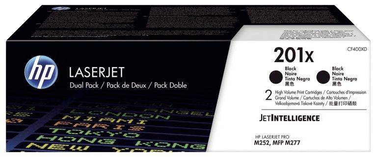 HP CF400XD Original HP Tonerkartusche schwarz Doppelpack (CF400XD,201X,201XBK,201XBLACK,NO201X,NO201XBK,NO201XBLACK)