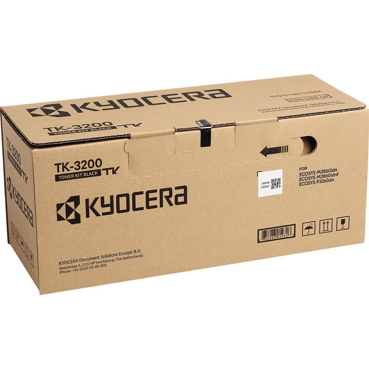 Kyocera 1T02X90NL0 Original Kyocera Toner-Kit (02X90NL0,1T02X90NL0,2X90NL0,TK-3200)
