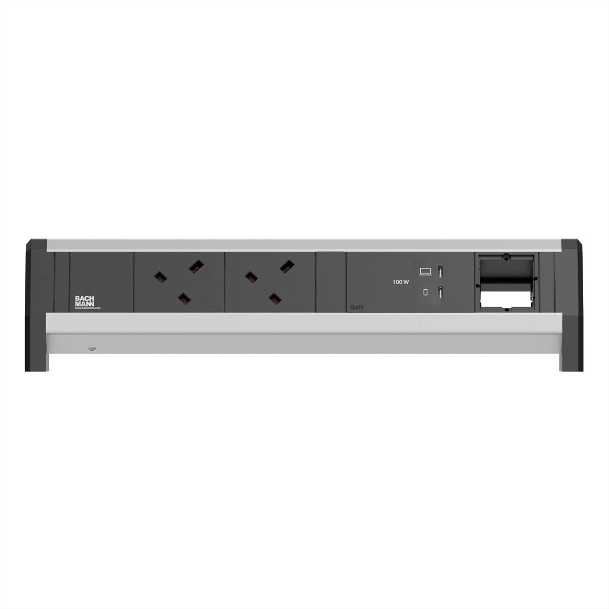 Bachmann DESK 2xUK 45° 3,15A 1xUSB BM0023832