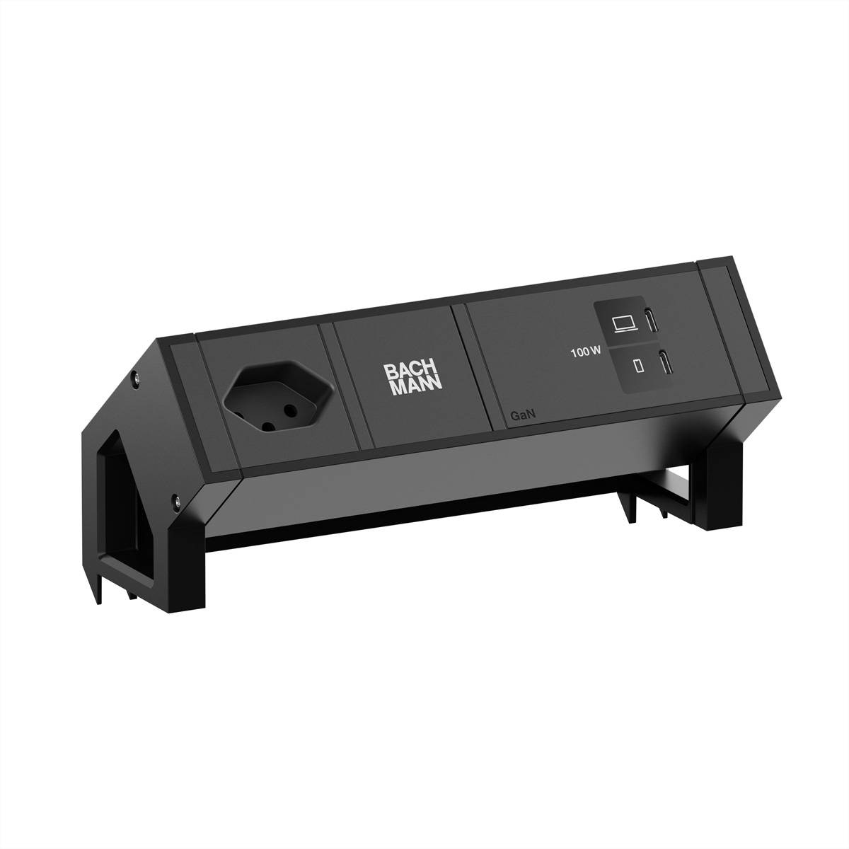 Bachmann DESK2 1xCH 90° 1xUSB C/C BM0023892
