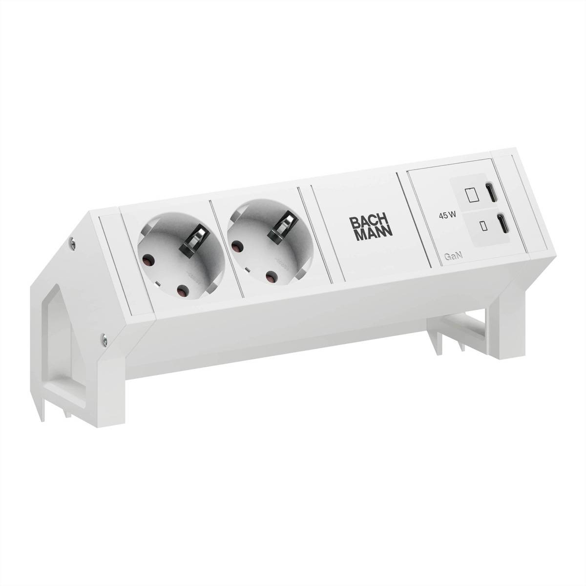 Bachmann DESK2 PURE WHITE 2xCEE7/3 BM0022039