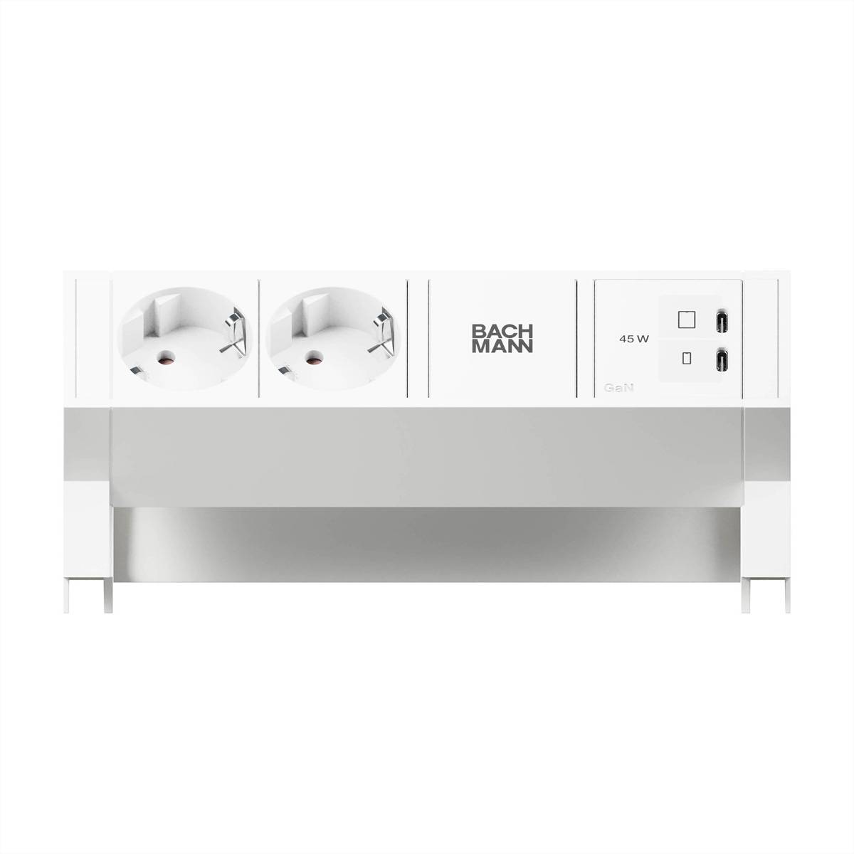 Bachmann DESK2 PURE WHITE 2xCEE7/3 BM0022039