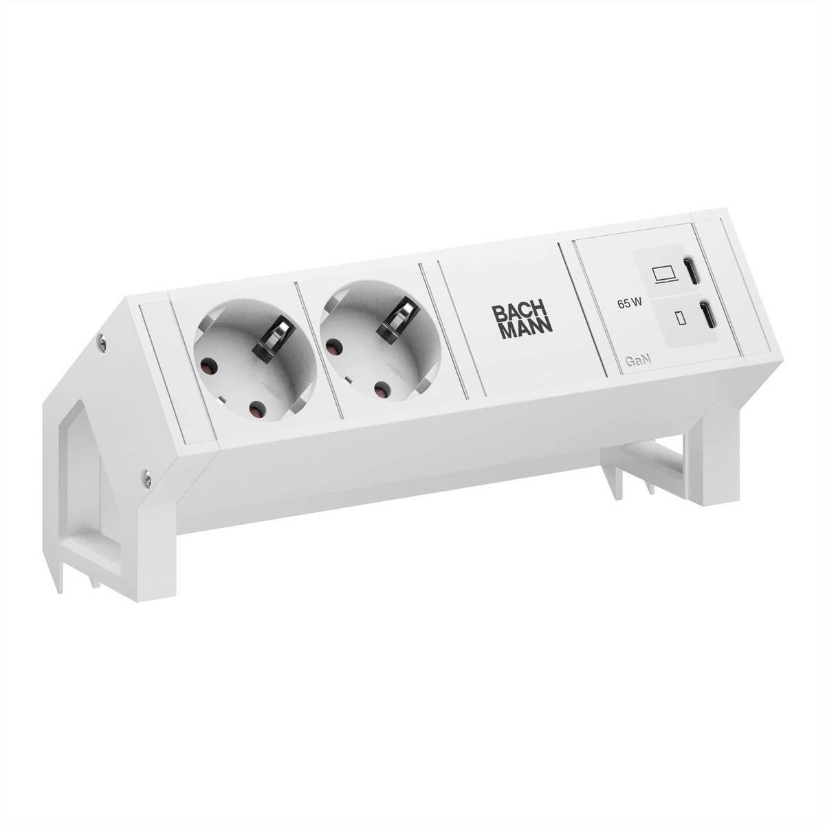 Bachmann DESK2 PURE WHITE 2xCEE7/3 BM0022040