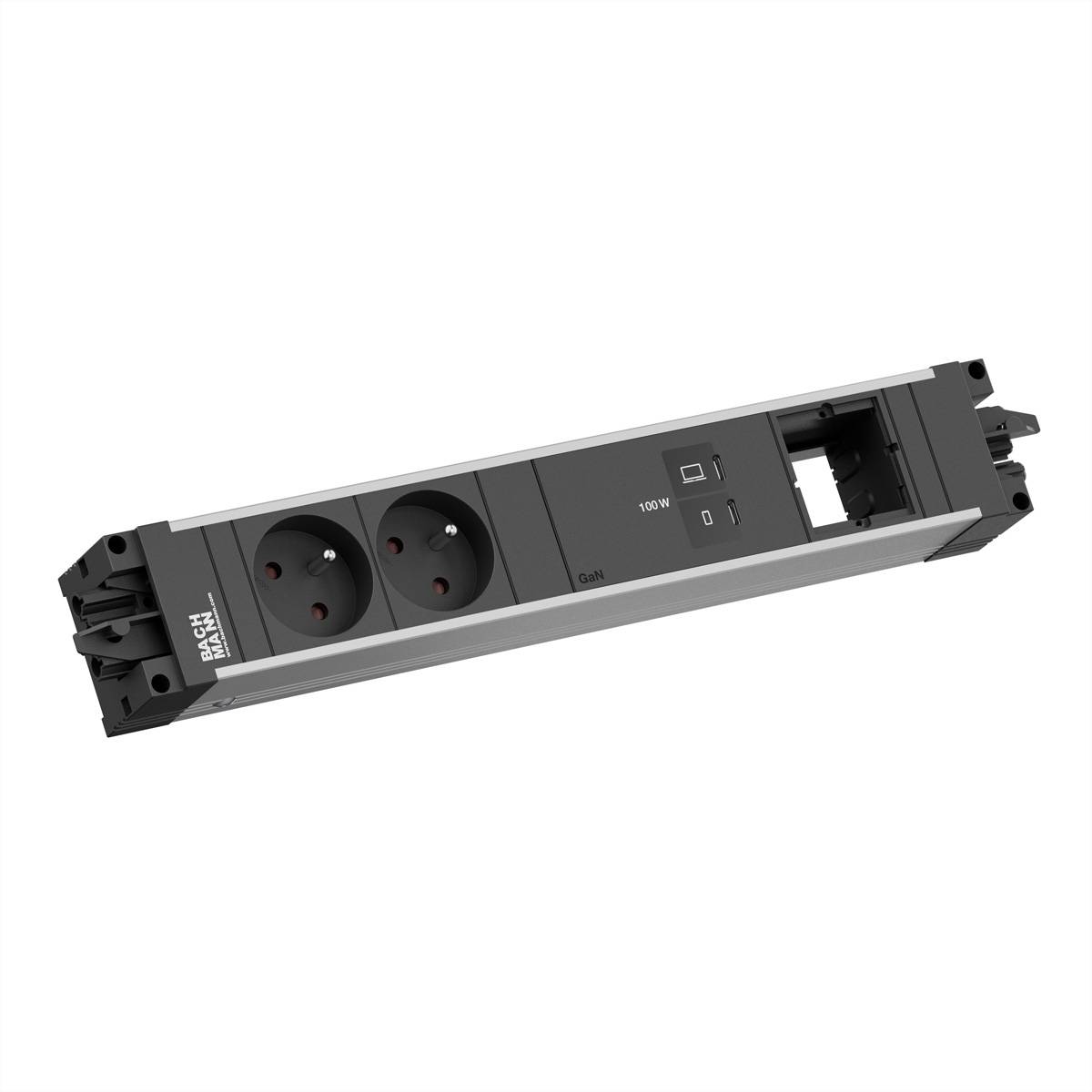 Bachmann STEP ALU 2xUTE 1xUSB BM0023837