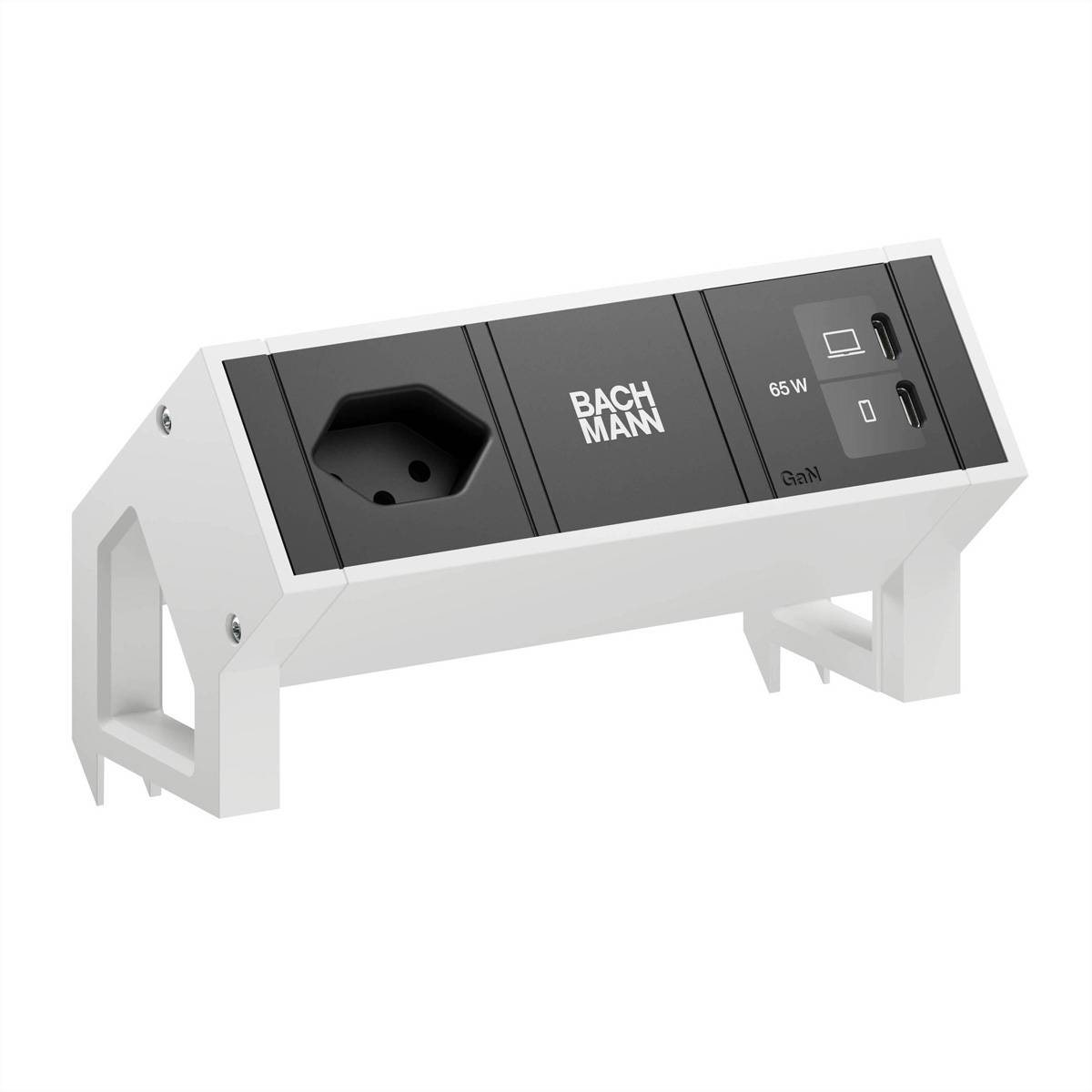 Bachmann DESK2 1xCH 90° 1xUSB C/C BM0023882