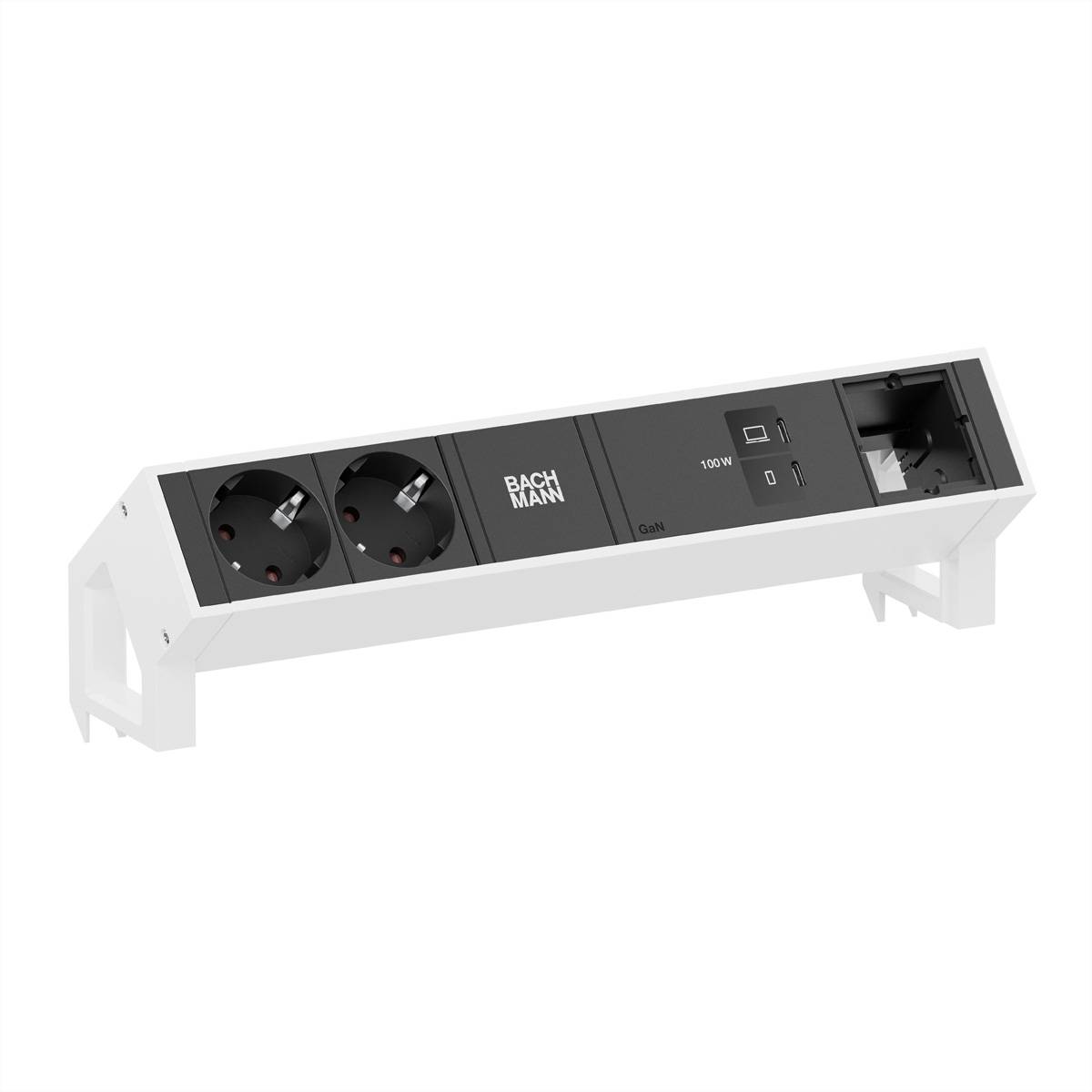 Bachmann DESK2 2xCEE7/3 1xUSB C/C BM0023756