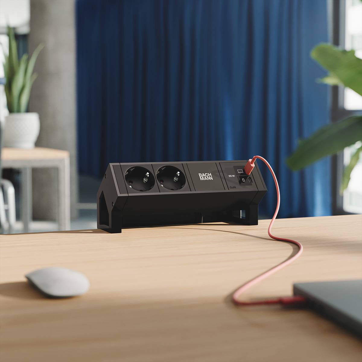 Bachmann DESK2 2xCEE7/3 1xUSB C/C BM0022037
