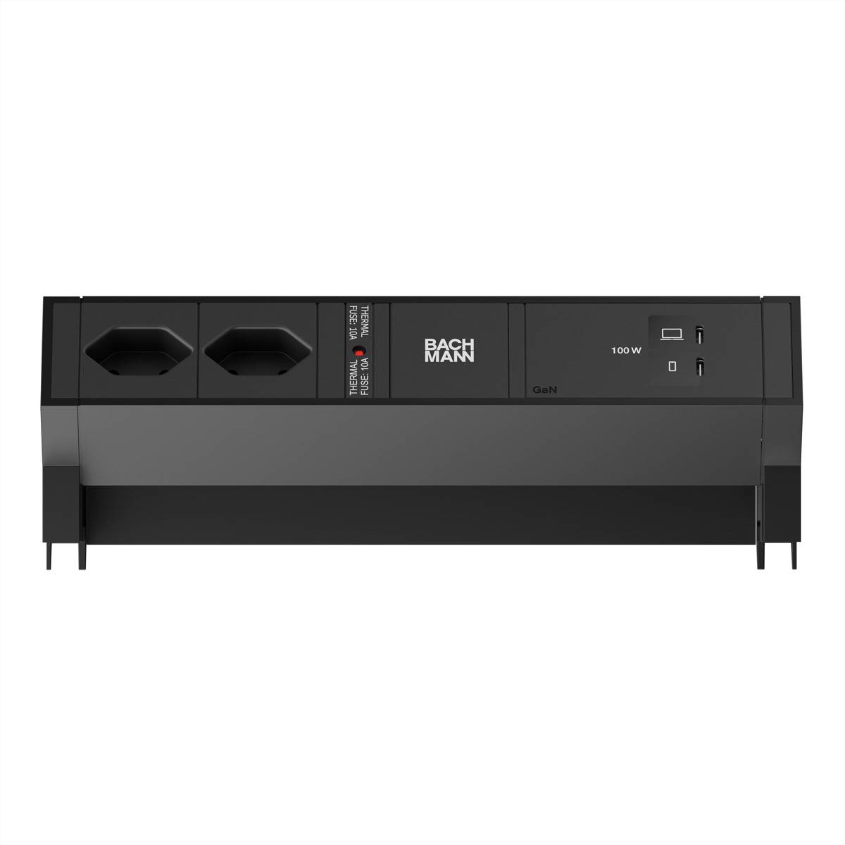 Bachmann DESK2 2xCH 90° 1xUSB C/C BM0022099
