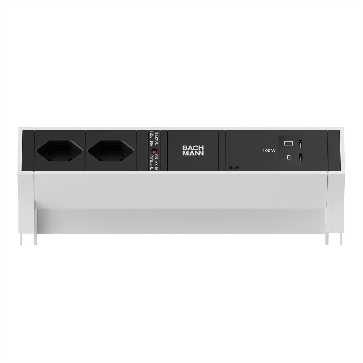 Bachmann DESK2 2xCH 90° 1xUSB C/C BM0022093