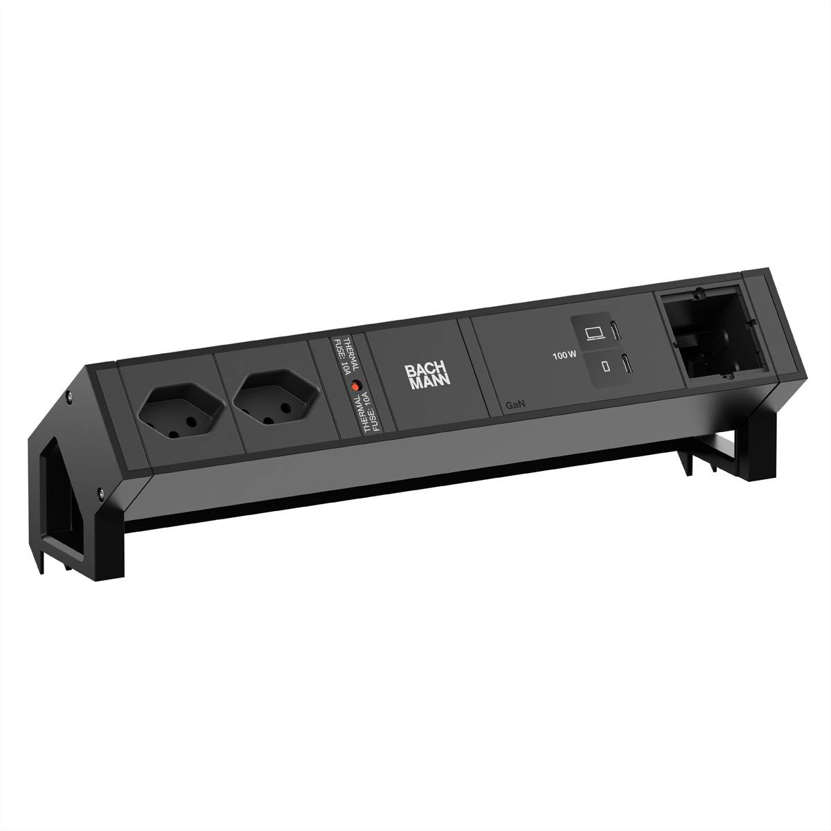 Bachmann DESK2 2xCH 90° 1xUSB C/C BM0023751
