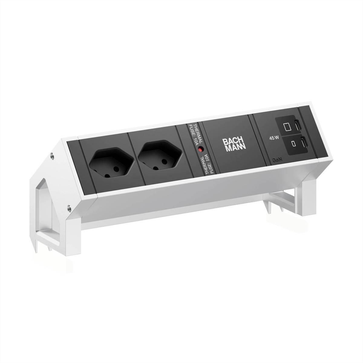 Bachmann DESK2 2xCH 90° 1xUSB BM0023886