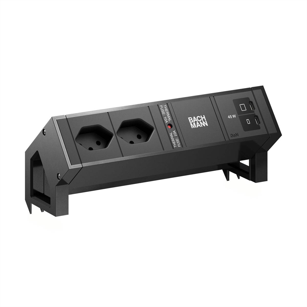 Bachmann DESK2 2xCH 90° 1xUSB C/C BM0022097