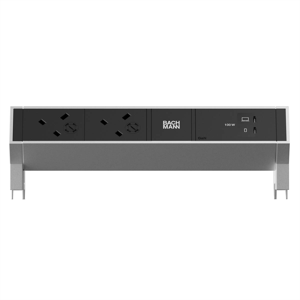 Bachmann DESK2 2xUK 45° 3,15A 1xUSB BM0022053