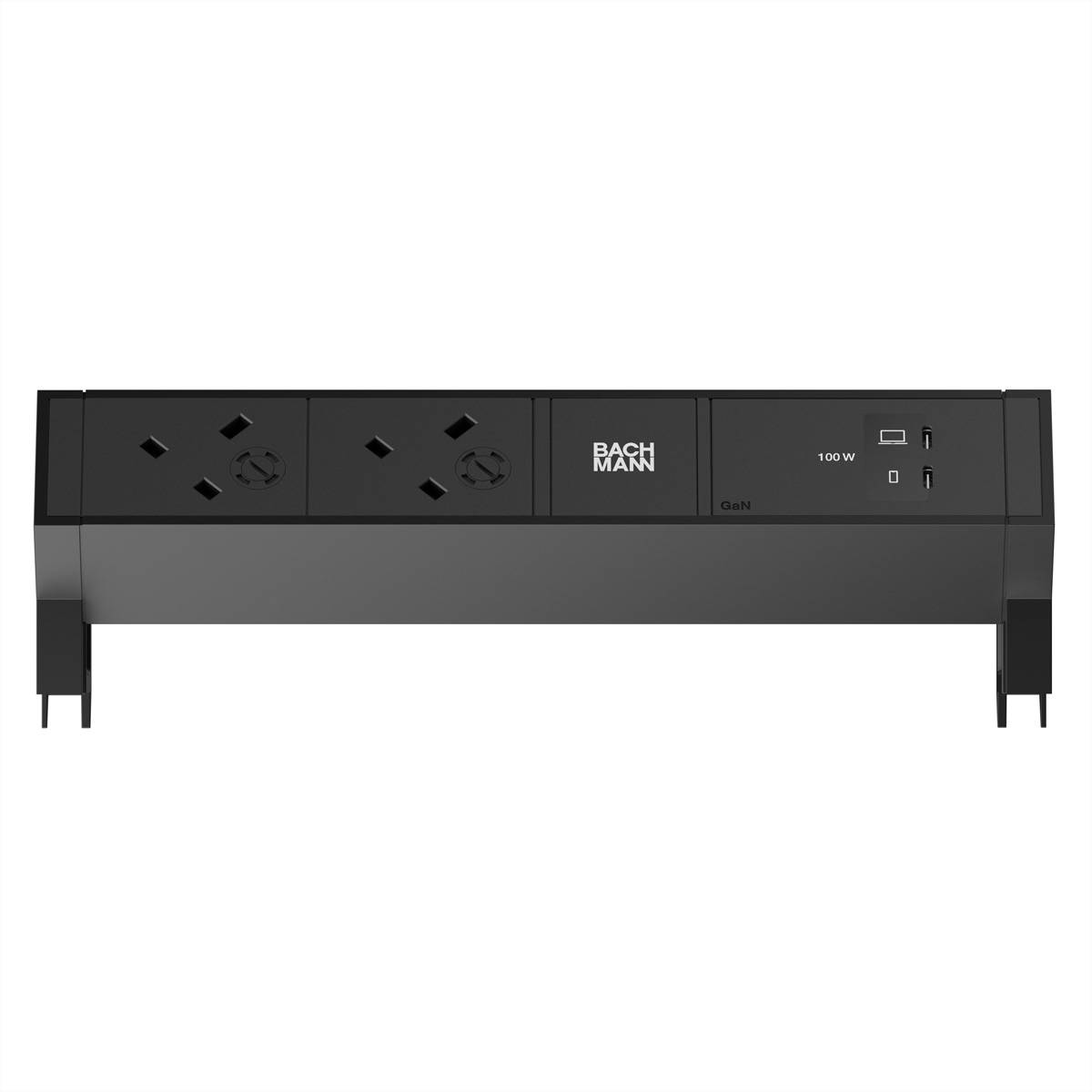 Bachmann DESK2 2xUK 45° 3,15A 1xUSB BM0022056