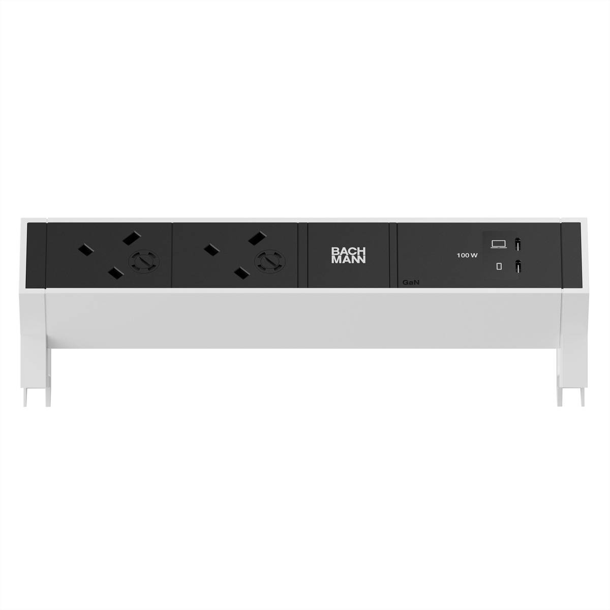 Bachmann DESK2 2xUK 45° 3,15A 1xUSB BM0023765
