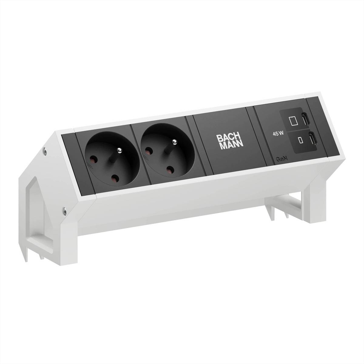 Bachmann DESK2 2xUTE 1xUSB C/C BM0022069