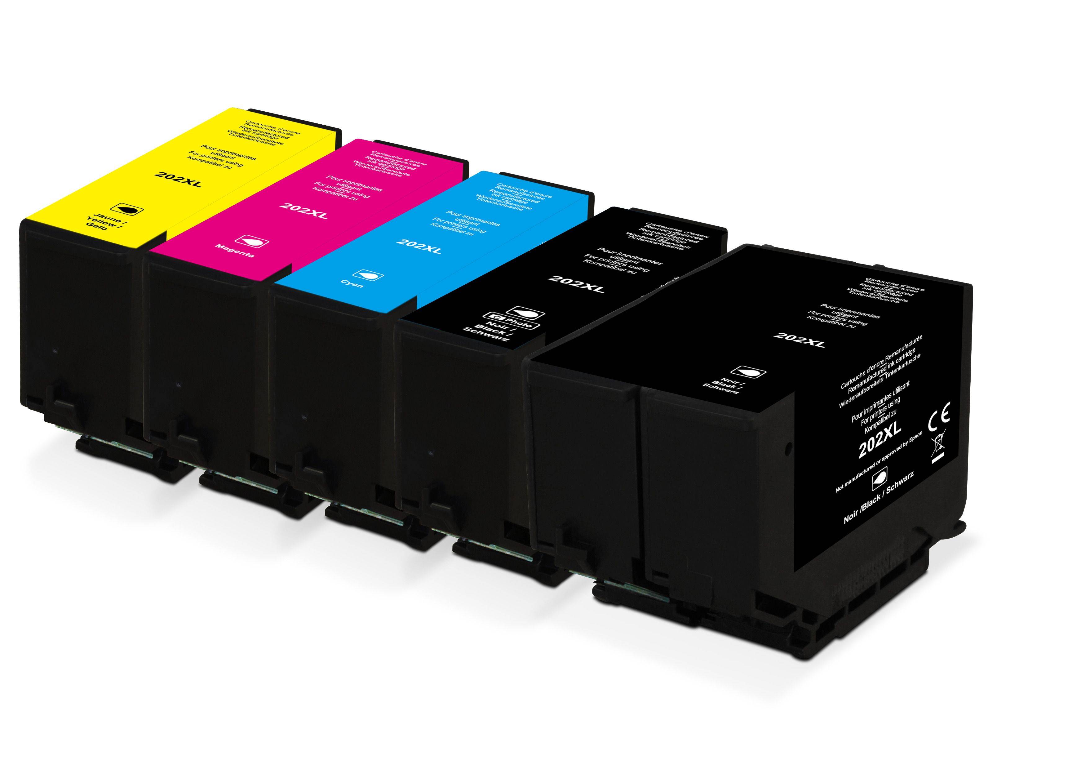 Q-CONNECT KF14236 Alternativ Q-Connect Tintenpatrone MultiPack Bk,PhBk,C,M,Y (KF14236)