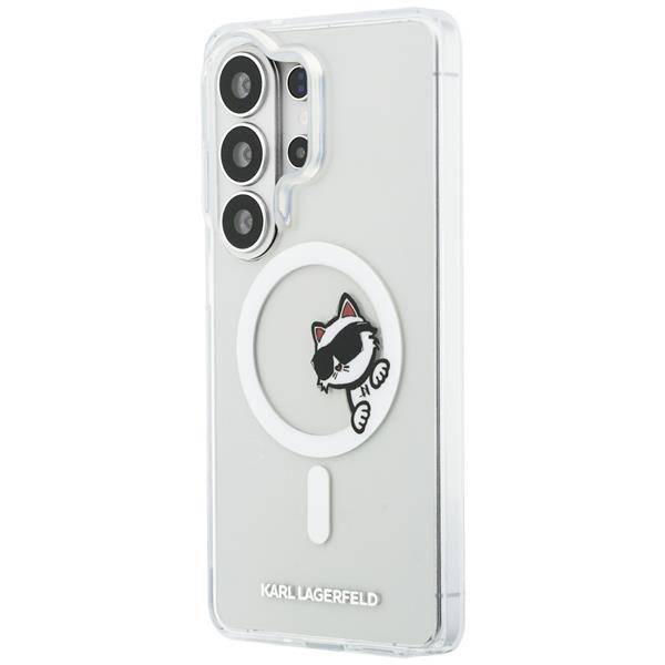 Hülle Karl Lagerfeld Galaxy S26 Ultra transparent MagSafe Katze Choupette Logo