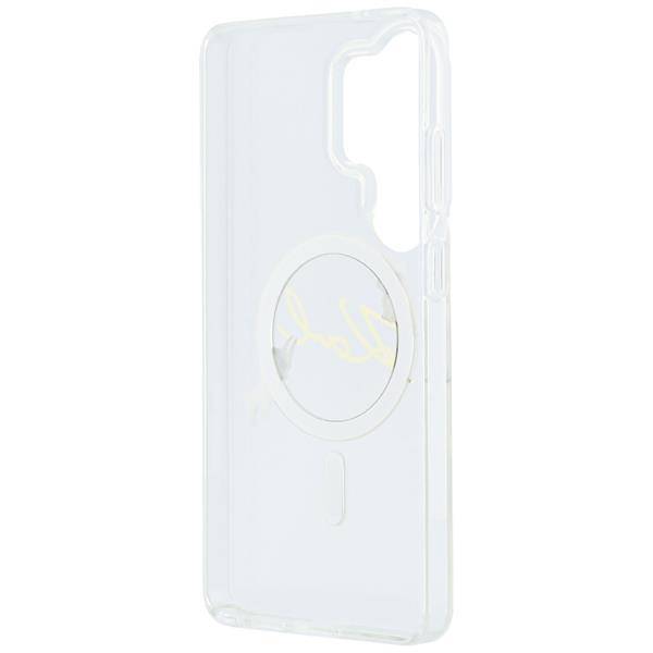 Hülle Karl Lagerfeld Galaxy S26 Ultra transparent MagSafe Katzen Logo