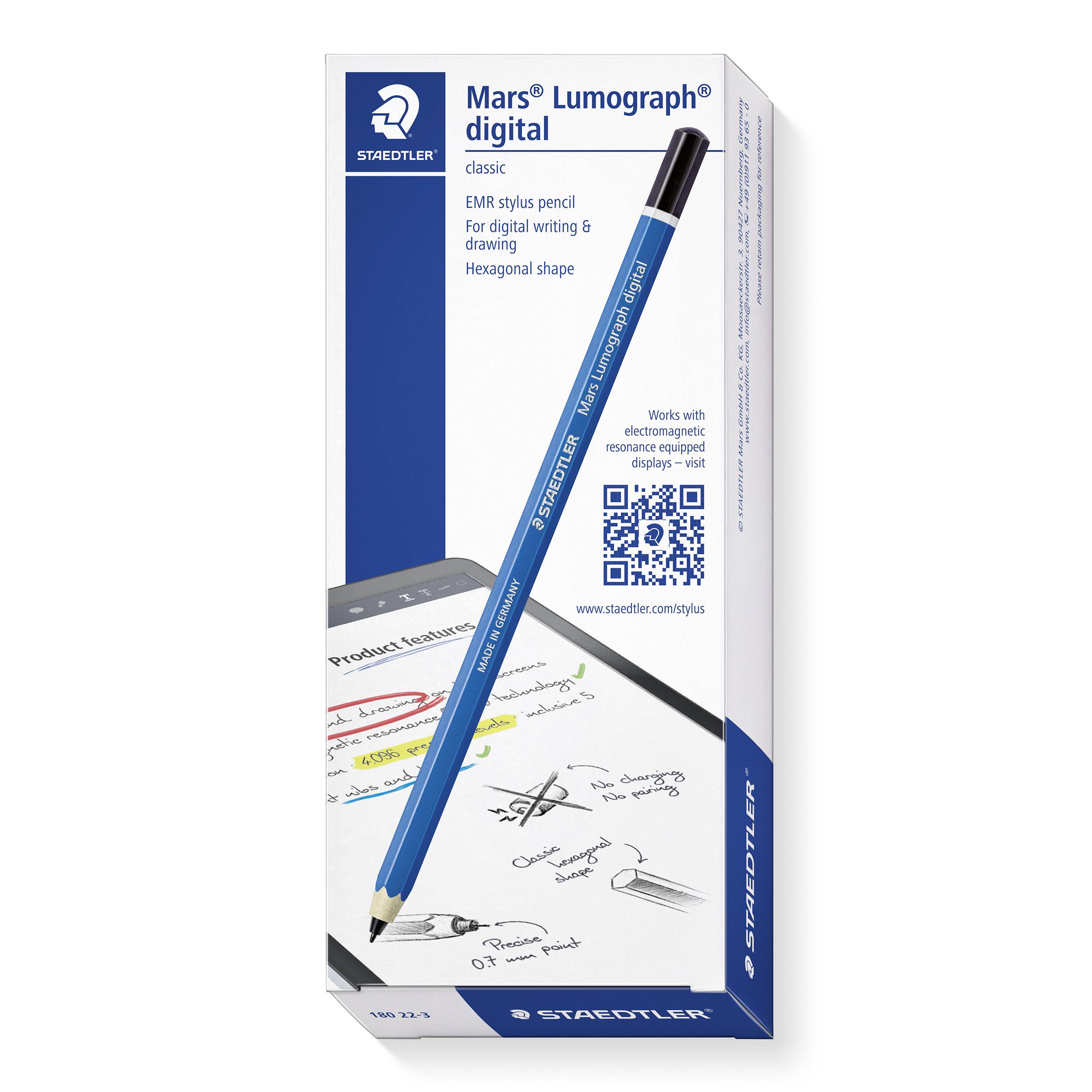 STAEDTLER® 180 22-3 Mars Lumograph digital 100% PEFC