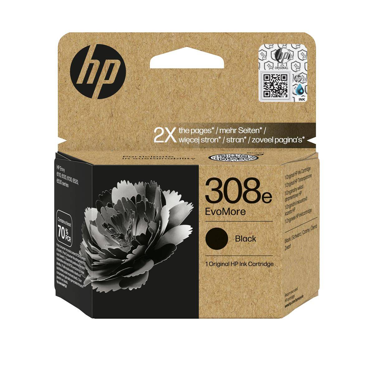 HP 7FP22UE HP 308e (7FP22UE) schwarz Druckerpatrone