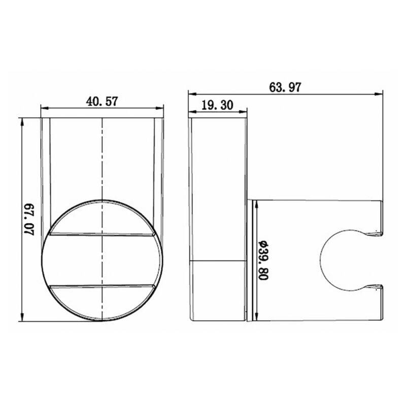 Beitz & Walz AqvaShower Wandhalter