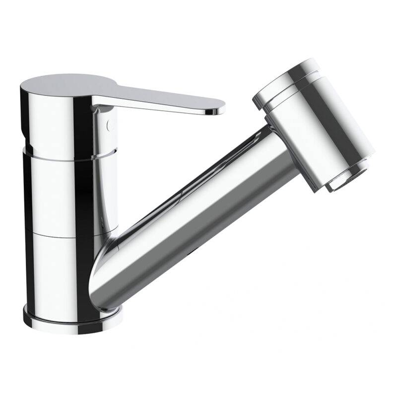 Beitz & Walz AqvaBasic III Spültisch-Ehm. m. Design-Geschirrbrause chrom