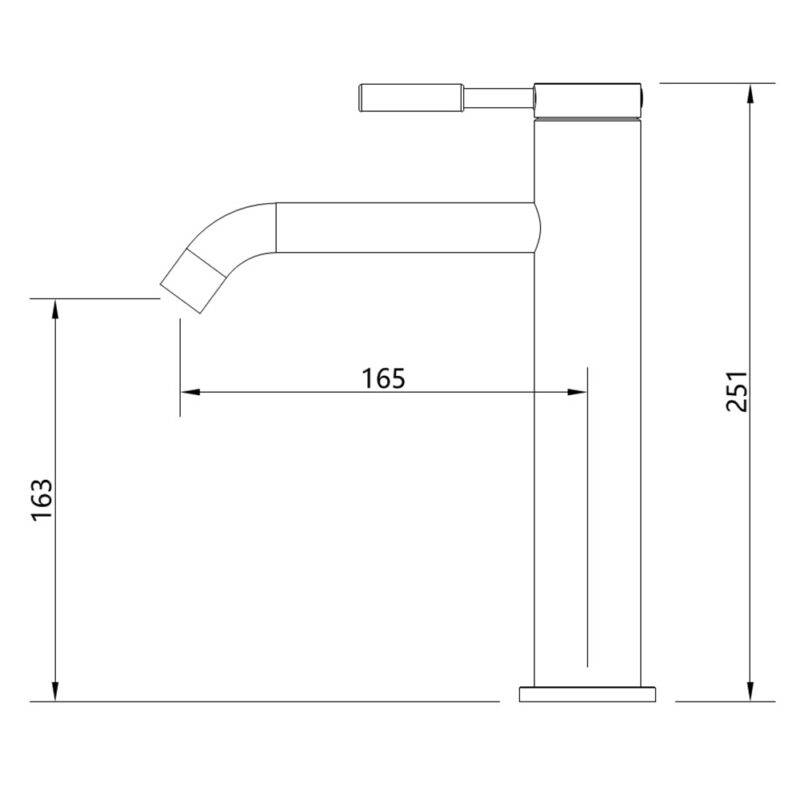 Beitz & Walz Aqvadesign Waschtisch-Ehm./ medium Ausführung / rund / c
