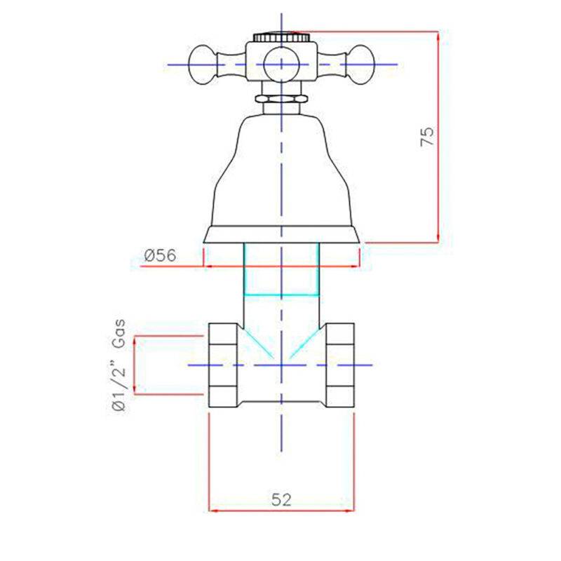 Beitz & Walz AqvaRetro I Unterputzventil 1/2" chrom