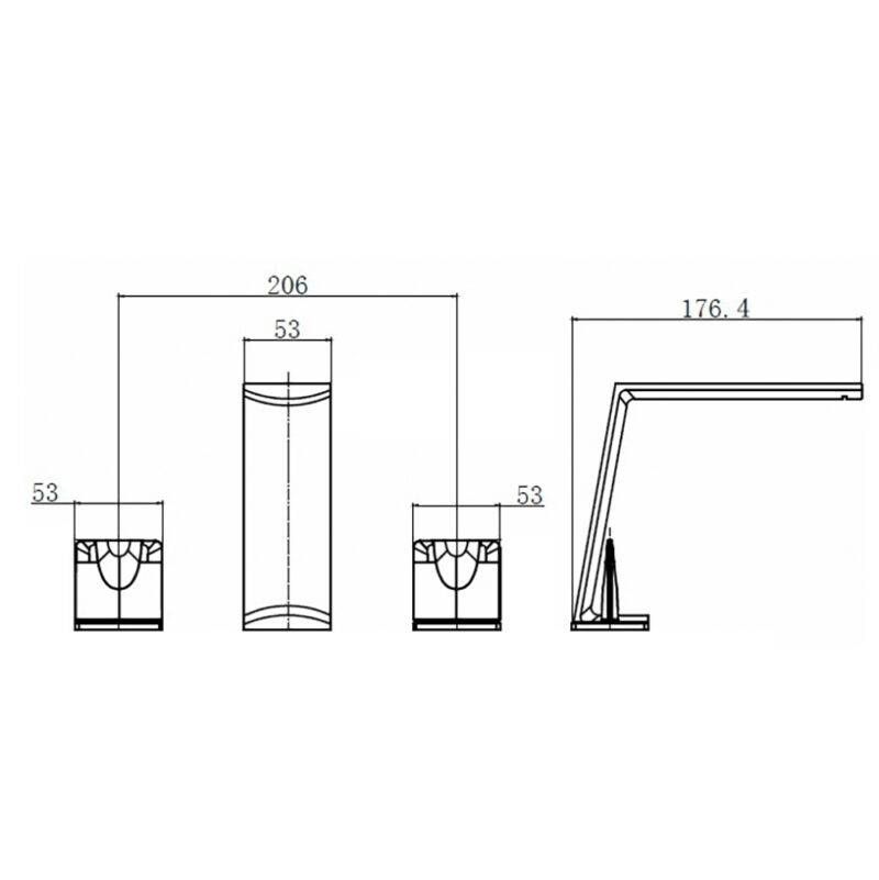 Beitz & Walz AqvaFlow Waschtisch Dlb chrom