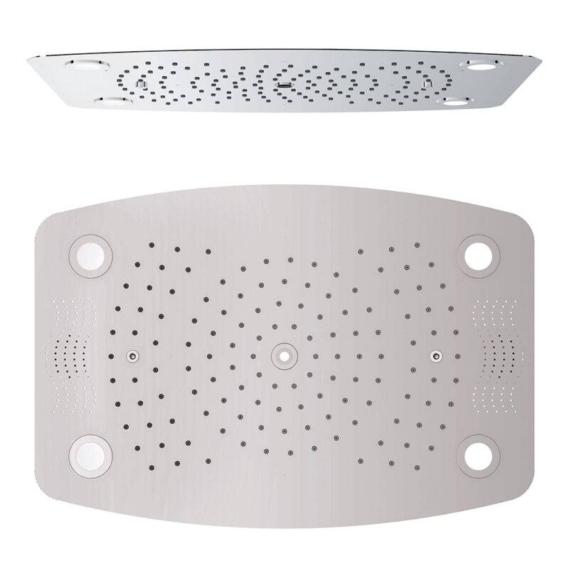 Beitz & Walz AqvaShower Kopfbrause 600 x 850 mm / Edelstahl-poliert