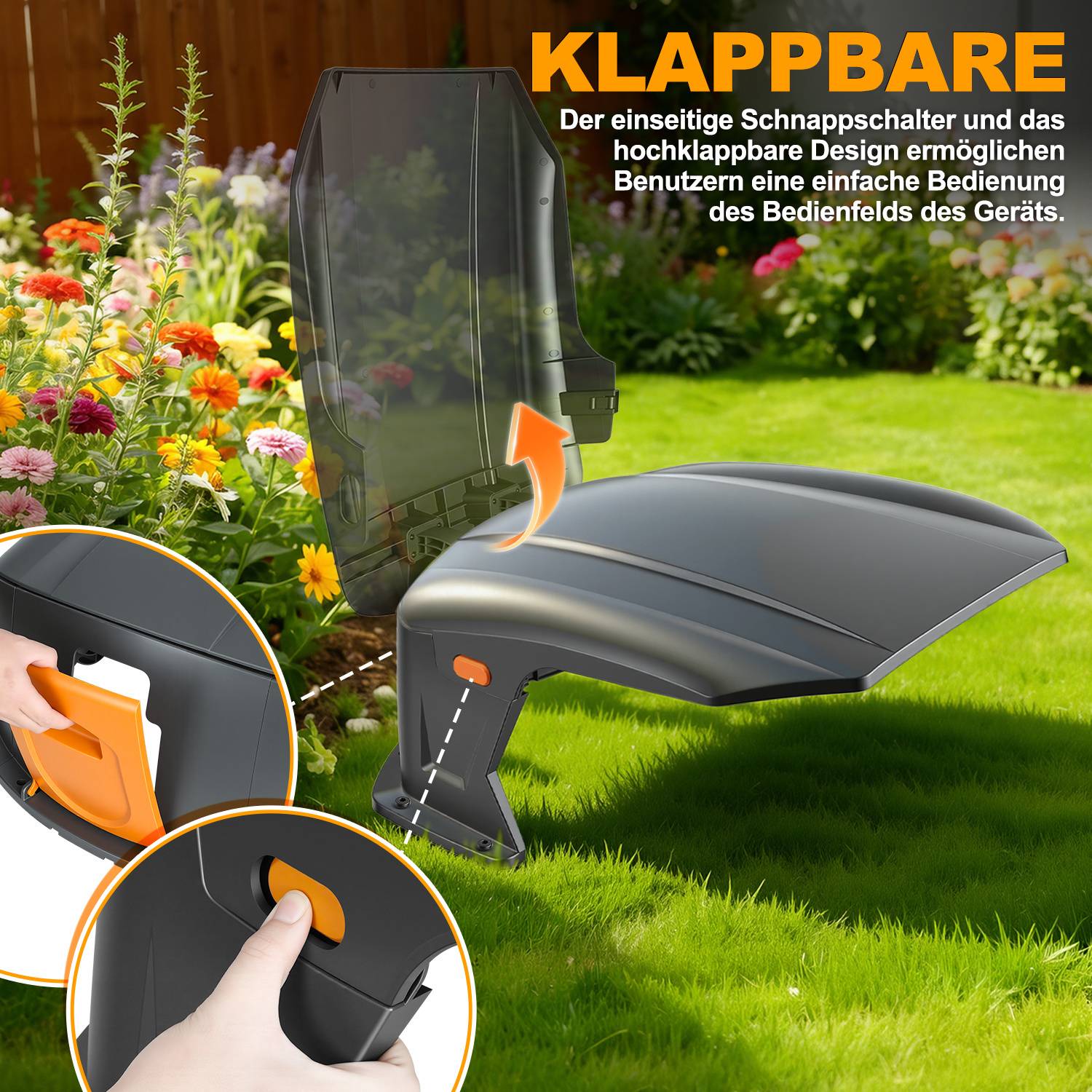 Rasenmäher Garage Mähroboter Dach Schutzhülle Klappbar Schuppen Carport