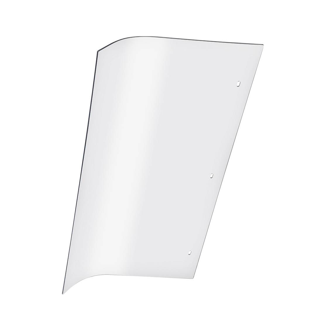 Vordach，integrierte transparente Überdachung aus PET, dreidimensionale Oberflächeninstallation, 40 × 80 cm