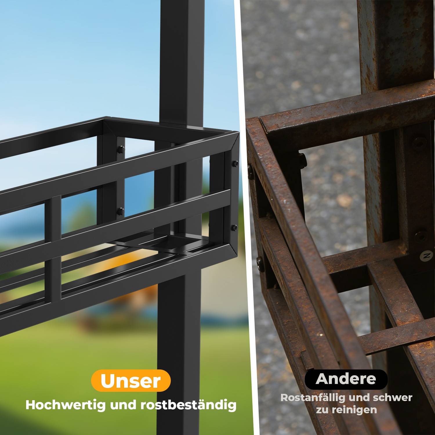 Grillpavillon wetterfest, Grillüberdachungen mit Seitenmarkise, Doppeldach, Seitenregalen, Haken & Flaschenöffner 238 x 148 x 250 cm,Beige