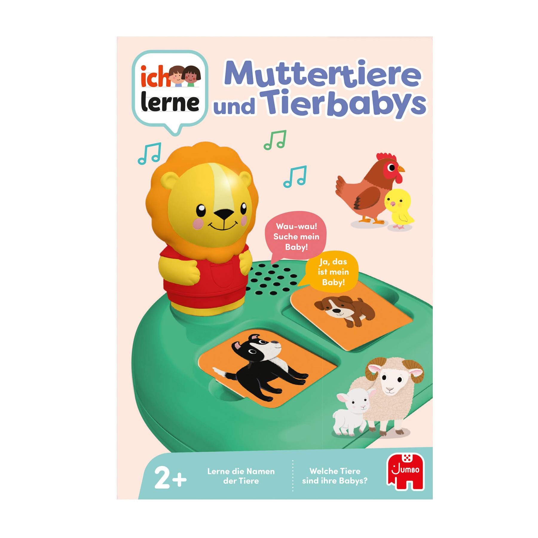 Ich lerne Muttertiere und Tierbabys