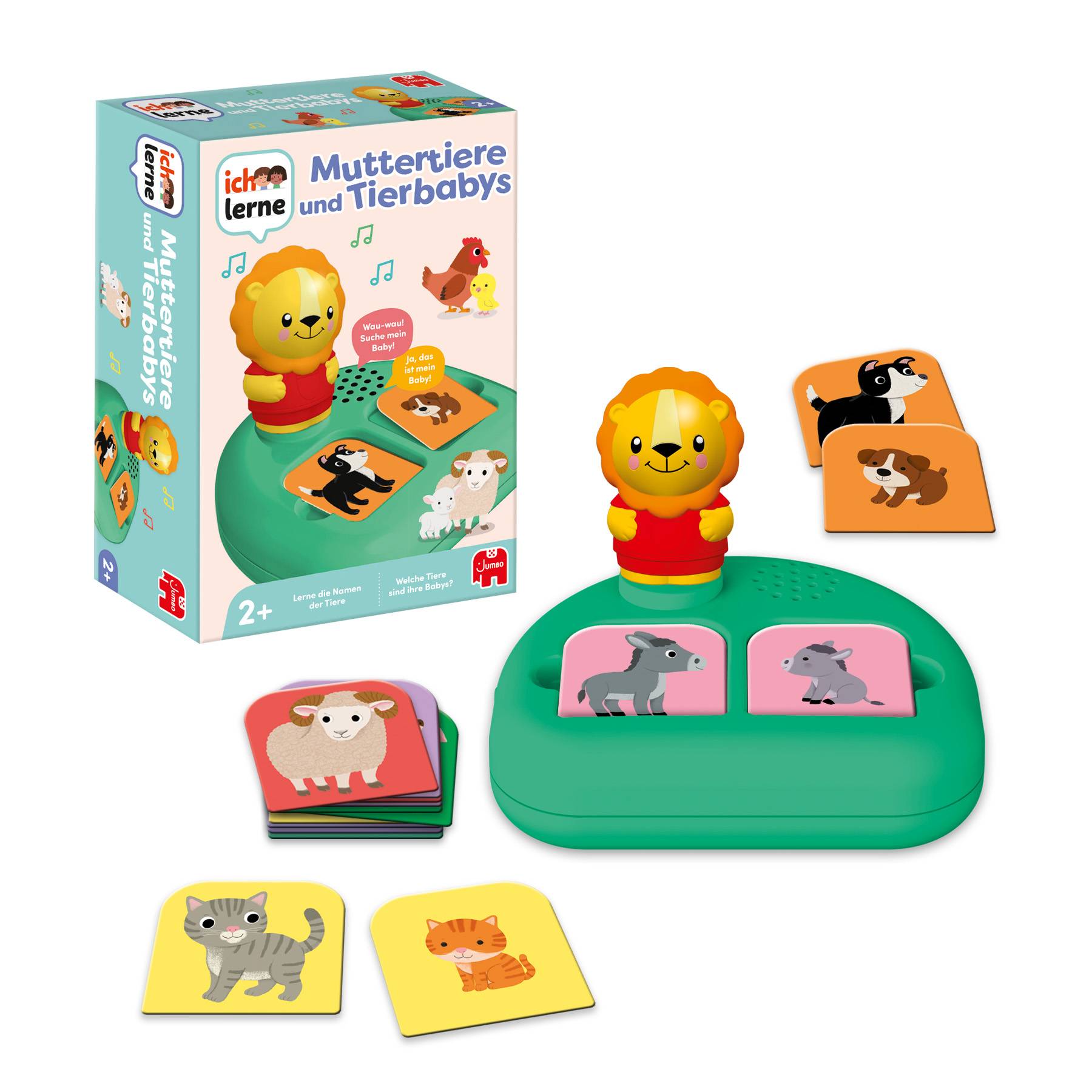 Ich lerne Muttertiere und Tierbabys