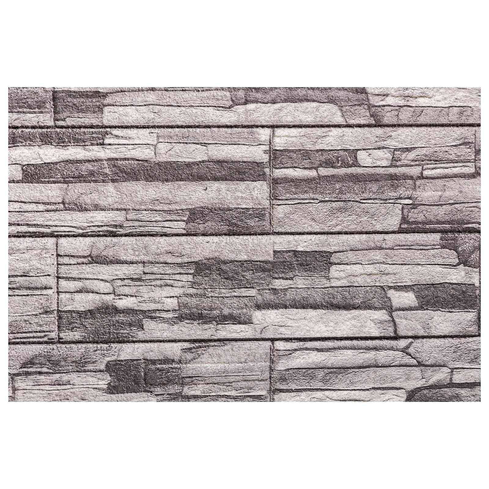 vidaXL Wandpaneele 10 pcs Dunkelgrau und Hellgrau 100 x 50 cm