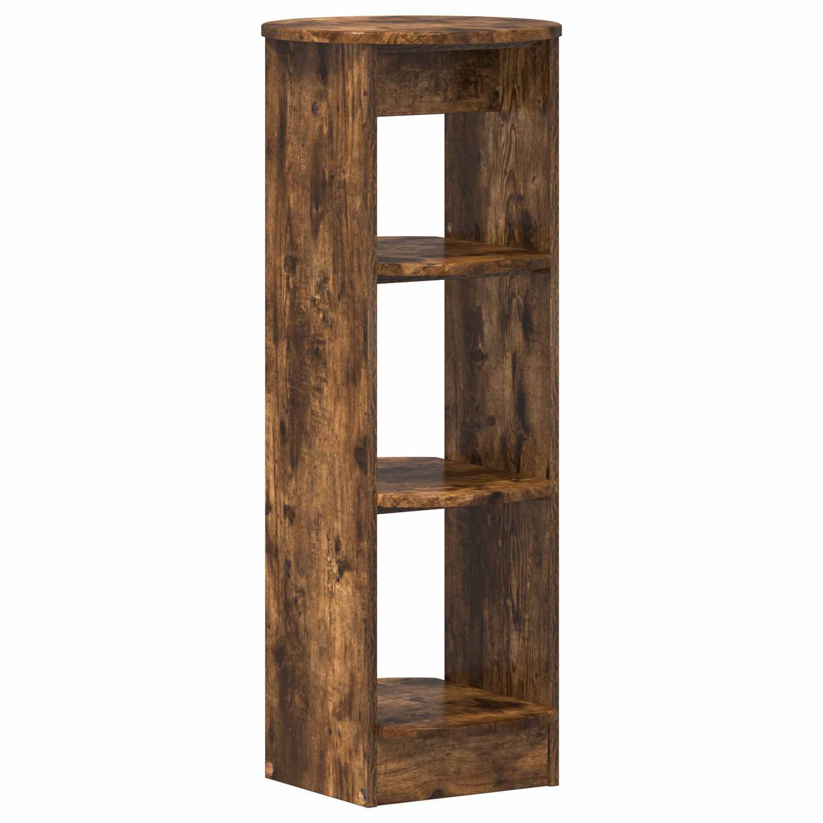 vidaXL Seitenschrank Geräucherte Eiche 40 x 40 x 100 cm Holzwerkstoff